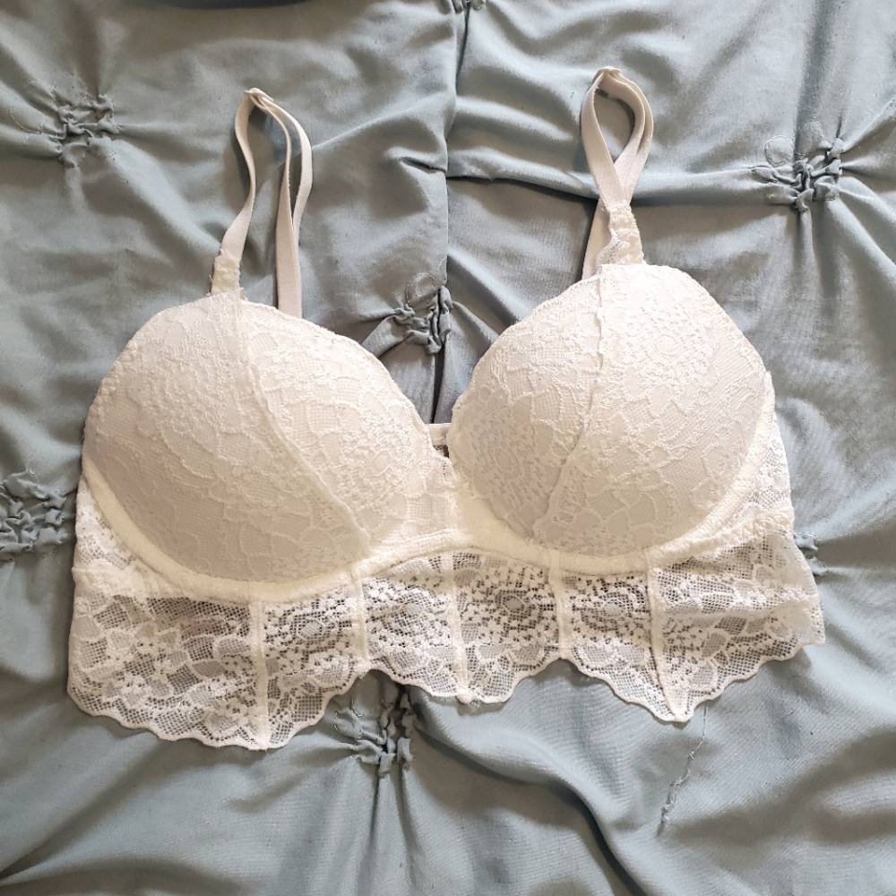XS PINK padded bralette